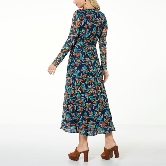 C Wonder by Christian Siriano Mesh Ruffle Hem Dress - Picture 3 of 10